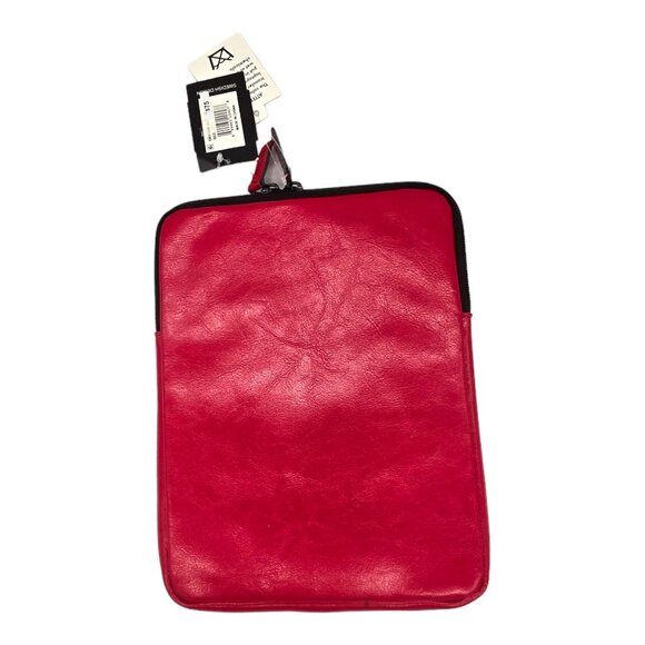 Ordning & Reda Red eReader Mini ipad Tablet Cover Sleeve 10" Faux Leather Case - Picture 2 of 8